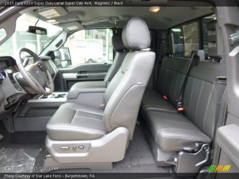 Magnetic / Black 2015 Ford F350 Super Duty Lariat Super Cab 4x4