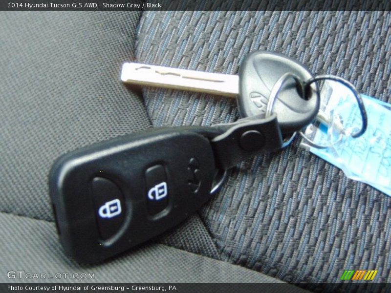 Shadow Gray / Black 2014 Hyundai Tucson GLS AWD