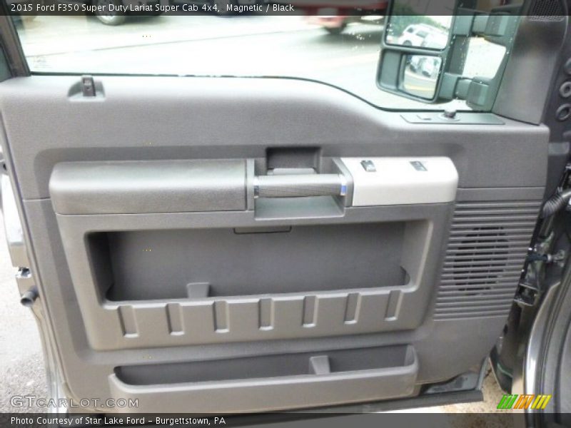 Magnetic / Black 2015 Ford F350 Super Duty Lariat Super Cab 4x4