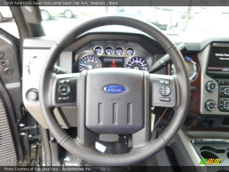 Magnetic / Black 2015 Ford F350 Super Duty Lariat Super Cab 4x4