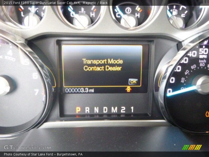 Magnetic / Black 2015 Ford F350 Super Duty Lariat Super Cab 4x4