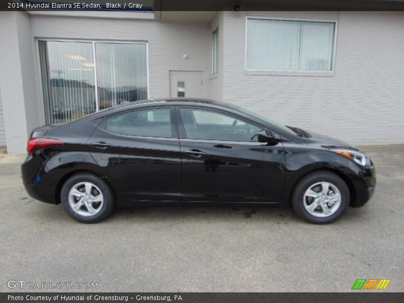 Black / Gray 2014 Hyundai Elantra SE Sedan