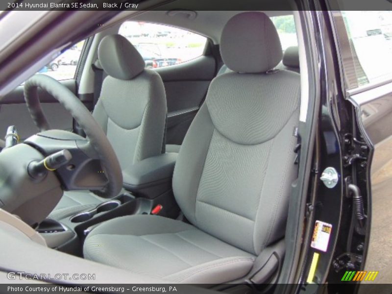 Black / Gray 2014 Hyundai Elantra SE Sedan