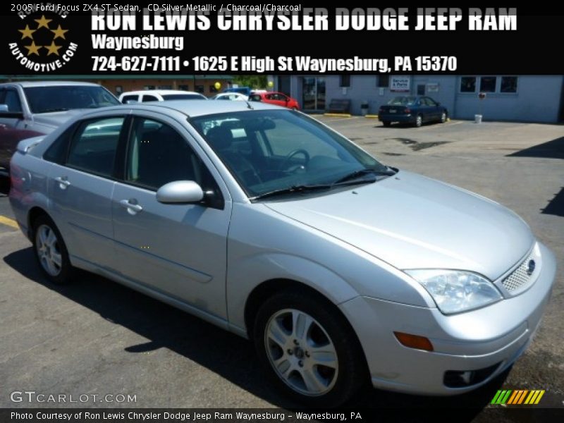 CD Silver Metallic / Charcoal/Charcoal 2005 Ford Focus ZX4 ST Sedan