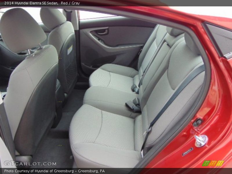 Red / Gray 2014 Hyundai Elantra SE Sedan
