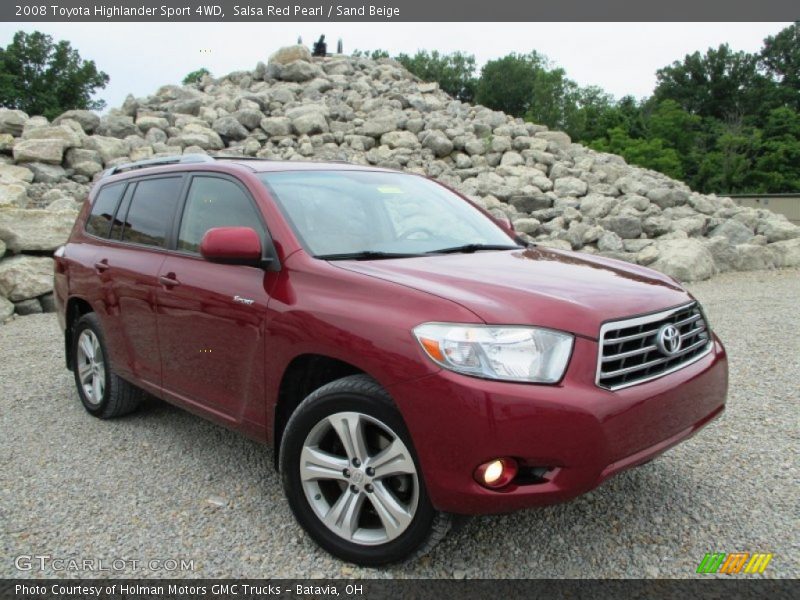 Front 3/4 View of 2008 Highlander Sport 4WD