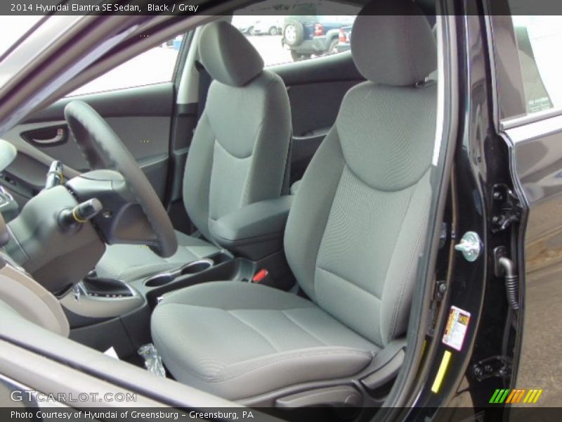 Black / Gray 2014 Hyundai Elantra SE Sedan