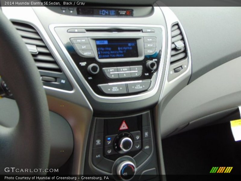 Black / Gray 2014 Hyundai Elantra SE Sedan