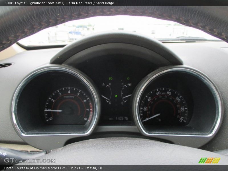  2008 Highlander Sport 4WD Sport 4WD Gauges