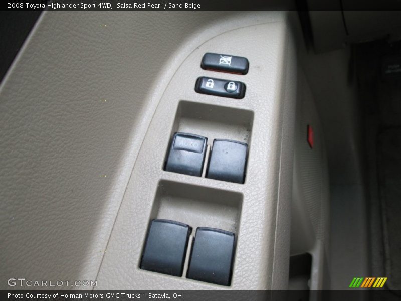 Salsa Red Pearl / Sand Beige 2008 Toyota Highlander Sport 4WD