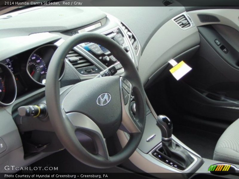 Red / Gray 2014 Hyundai Elantra SE Sedan
