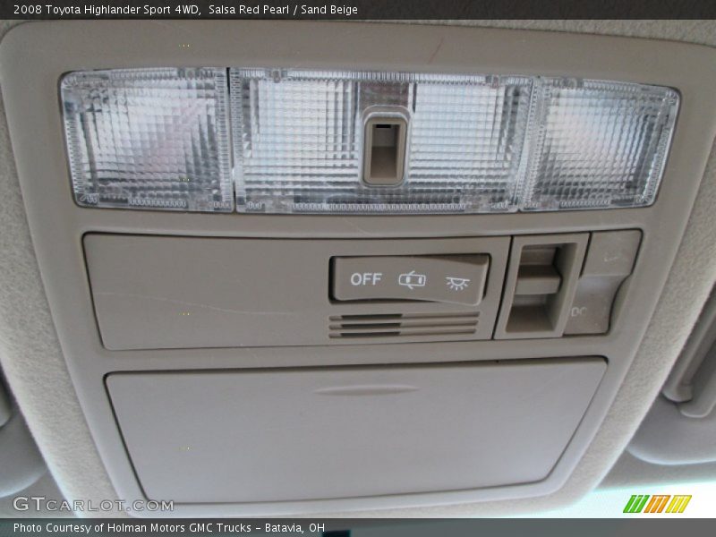 Salsa Red Pearl / Sand Beige 2008 Toyota Highlander Sport 4WD