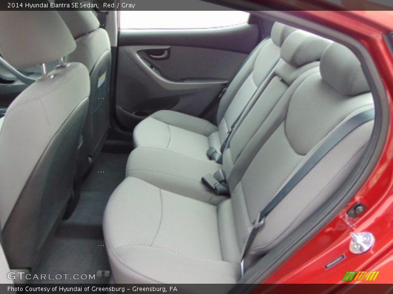 Red / Gray 2014 Hyundai Elantra SE Sedan