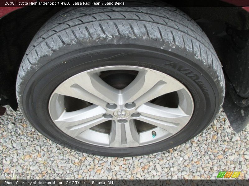  2008 Highlander Sport 4WD Wheel