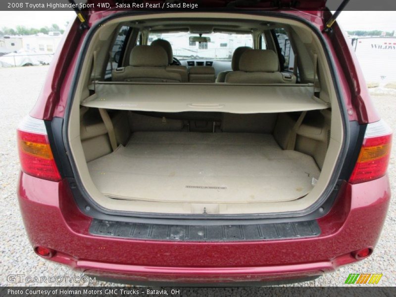  2008 Highlander Sport 4WD Trunk