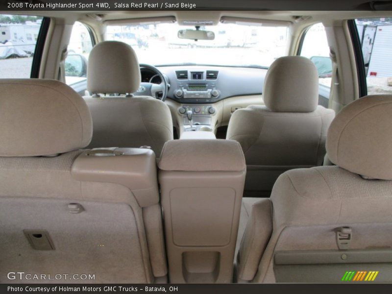 Salsa Red Pearl / Sand Beige 2008 Toyota Highlander Sport 4WD