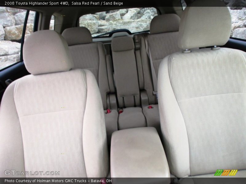 Salsa Red Pearl / Sand Beige 2008 Toyota Highlander Sport 4WD