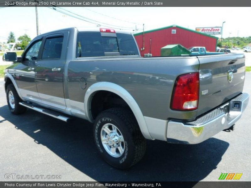 Mineral Gray Metallic / Dark Slate 2012 Dodge Ram 2500 HD Laramie Crew Cab 4x4