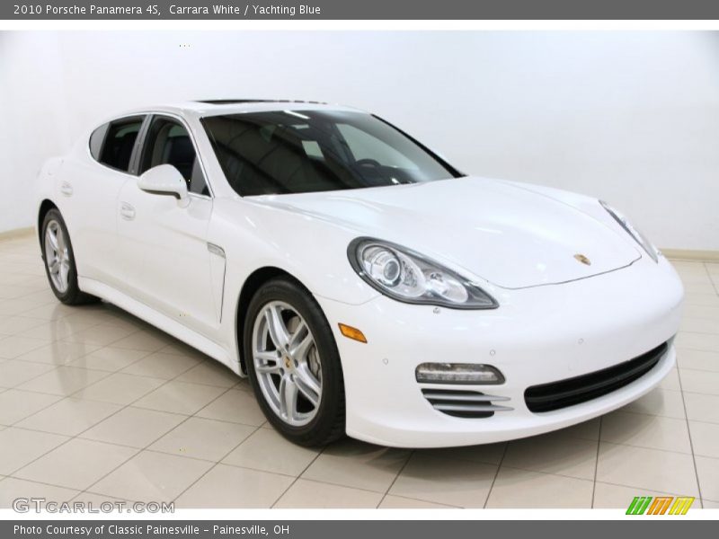 Carrara White / Yachting Blue 2010 Porsche Panamera 4S