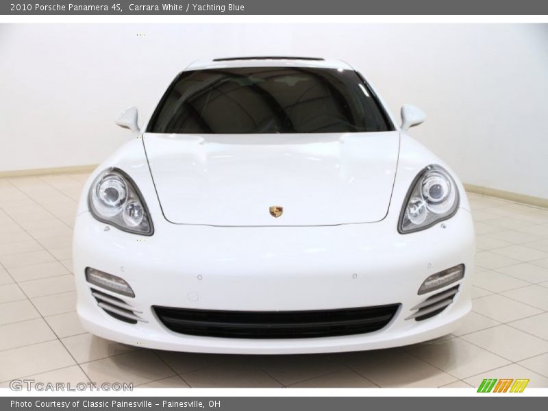 Carrara White / Yachting Blue 2010 Porsche Panamera 4S