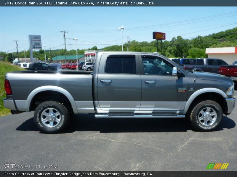 Mineral Gray Metallic / Dark Slate 2012 Dodge Ram 2500 HD Laramie Crew Cab 4x4