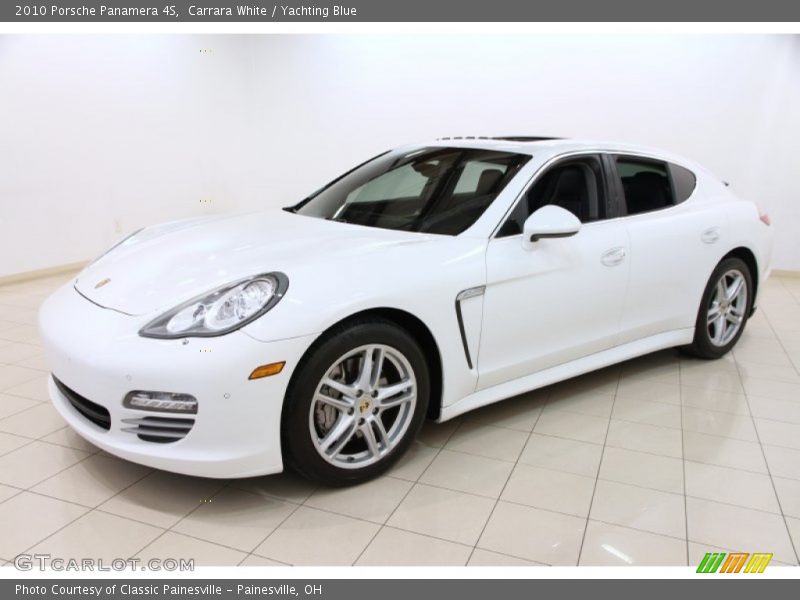 Carrara White / Yachting Blue 2010 Porsche Panamera 4S