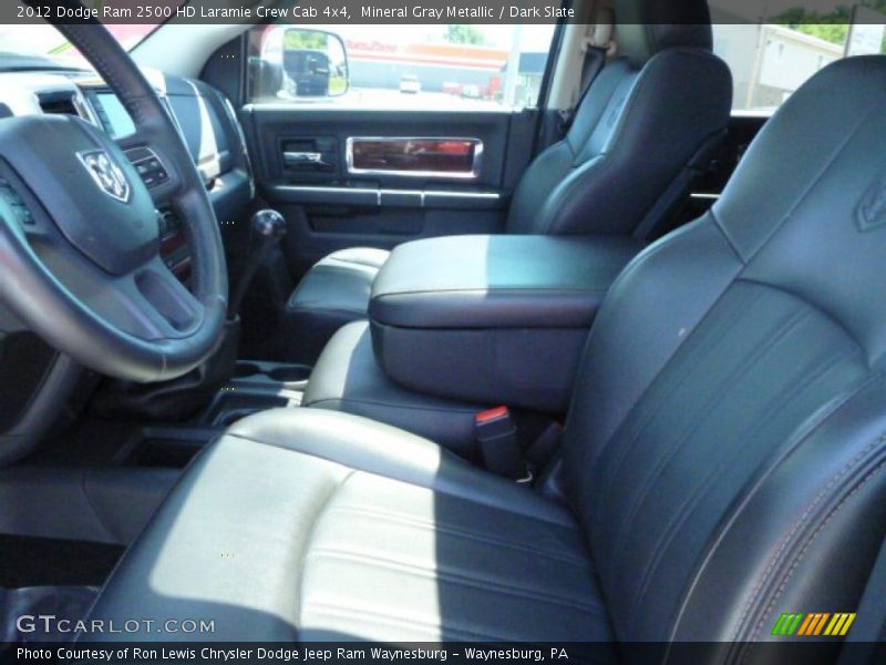 Mineral Gray Metallic / Dark Slate 2012 Dodge Ram 2500 HD Laramie Crew Cab 4x4