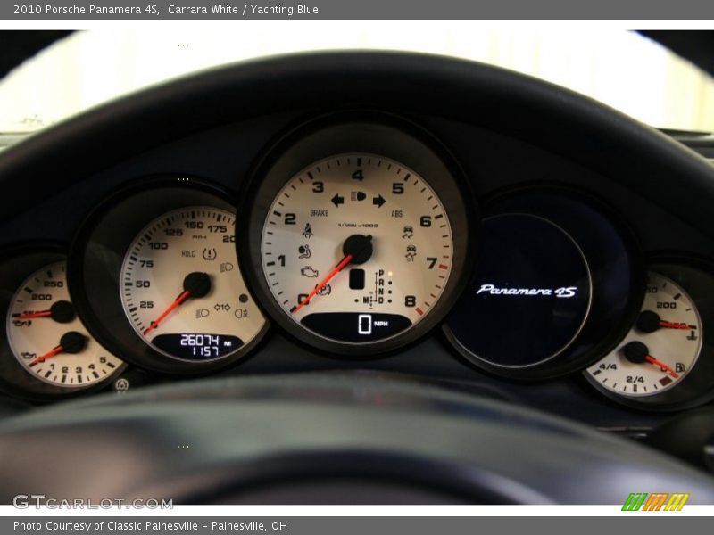  2010 Panamera 4S 4S Gauges