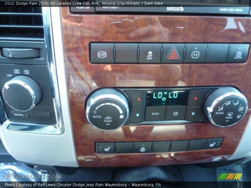 Mineral Gray Metallic / Dark Slate 2012 Dodge Ram 2500 HD Laramie Crew Cab 4x4
