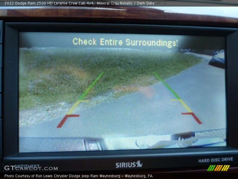 Mineral Gray Metallic / Dark Slate 2012 Dodge Ram 2500 HD Laramie Crew Cab 4x4