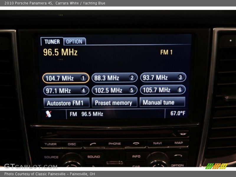 Audio System of 2010 Panamera 4S