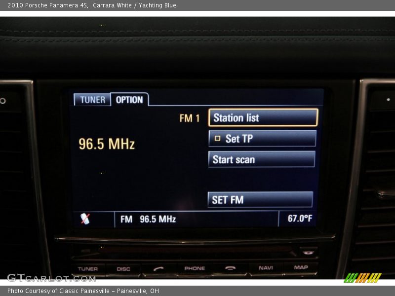 Carrara White / Yachting Blue 2010 Porsche Panamera 4S
