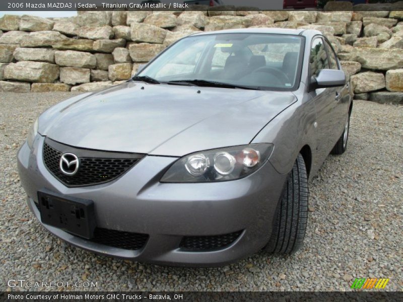 Titanium Gray Metallic / Black 2006 Mazda MAZDA3 i Sedan