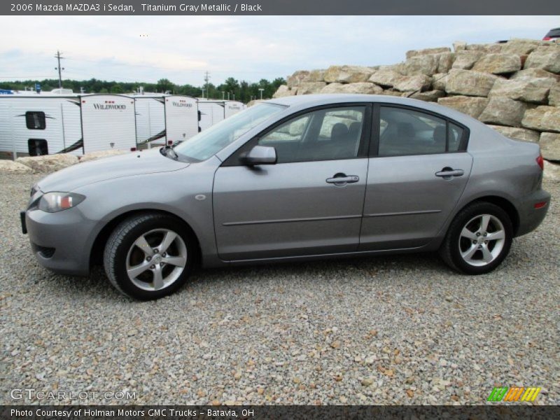 Titanium Gray Metallic / Black 2006 Mazda MAZDA3 i Sedan