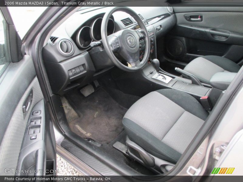 Titanium Gray Metallic / Black 2006 Mazda MAZDA3 i Sedan
