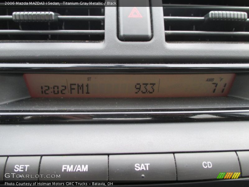 Titanium Gray Metallic / Black 2006 Mazda MAZDA3 i Sedan