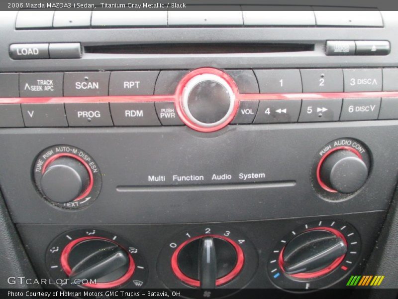 Titanium Gray Metallic / Black 2006 Mazda MAZDA3 i Sedan