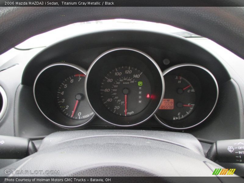 Titanium Gray Metallic / Black 2006 Mazda MAZDA3 i Sedan