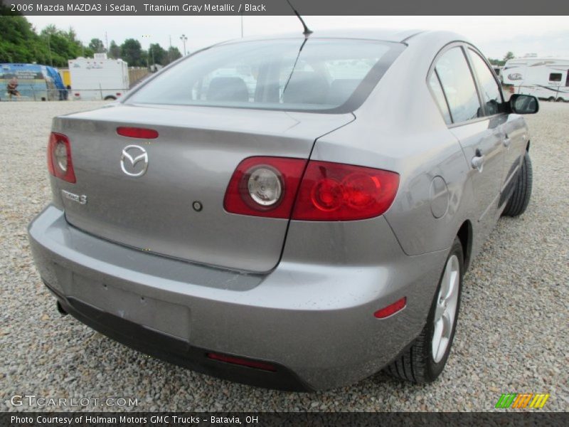 Titanium Gray Metallic / Black 2006 Mazda MAZDA3 i Sedan
