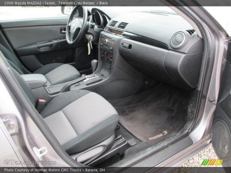 Titanium Gray Metallic / Black 2006 Mazda MAZDA3 i Sedan