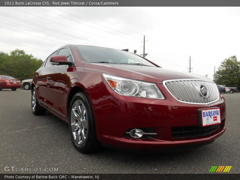 Red Jewel Tintcoat / Cocoa/Cashmere 2011 Buick LaCrosse CXS