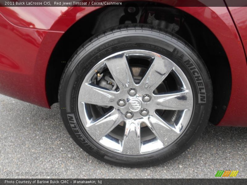 Red Jewel Tintcoat / Cocoa/Cashmere 2011 Buick LaCrosse CXS