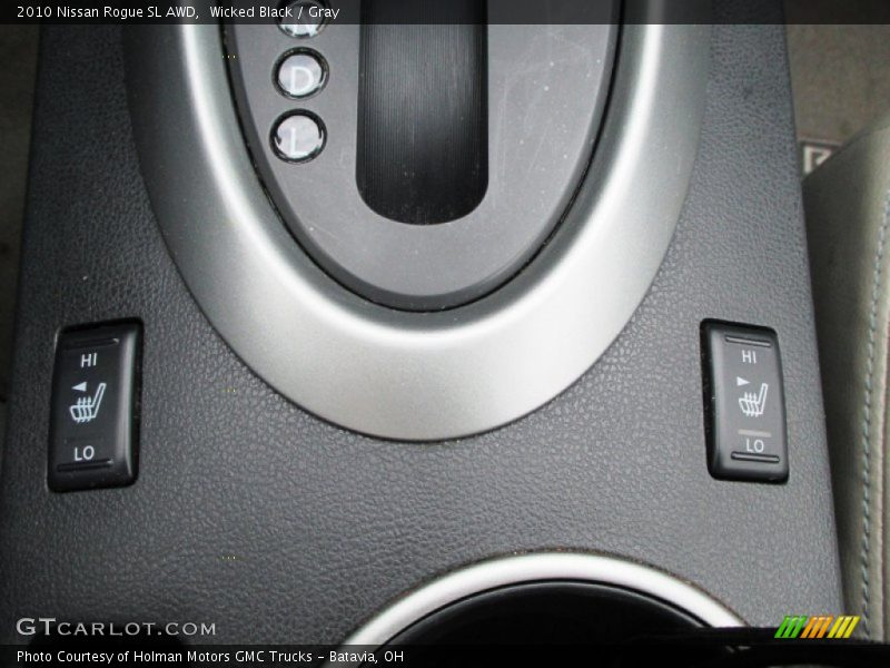 Wicked Black / Gray 2010 Nissan Rogue SL AWD