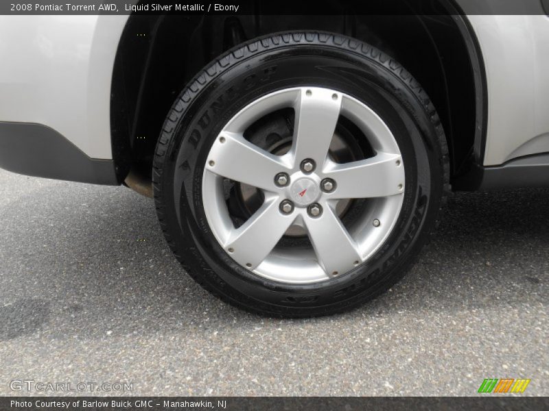 Liquid Silver Metallic / Ebony 2008 Pontiac Torrent AWD