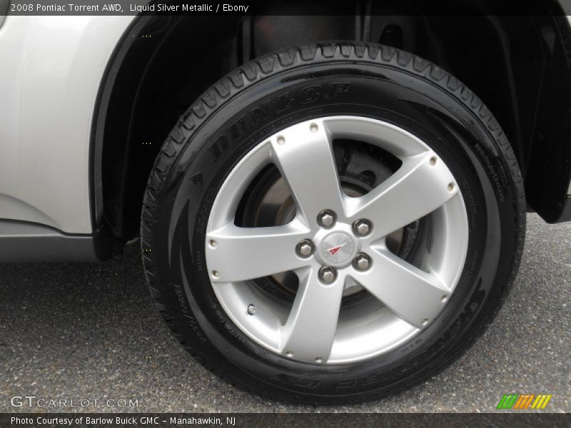 Liquid Silver Metallic / Ebony 2008 Pontiac Torrent AWD