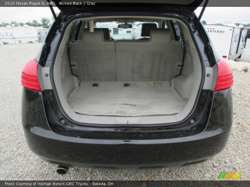 Wicked Black / Gray 2010 Nissan Rogue SL AWD