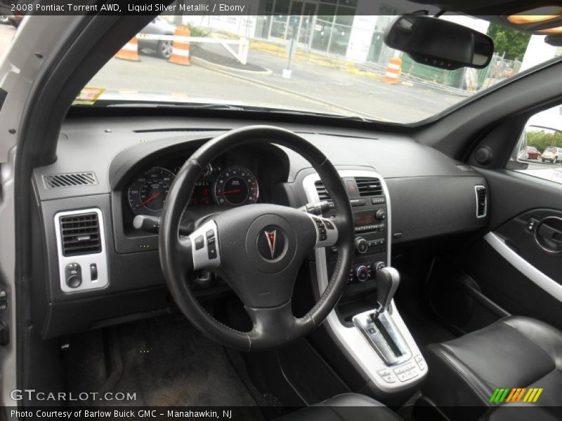Liquid Silver Metallic / Ebony 2008 Pontiac Torrent AWD