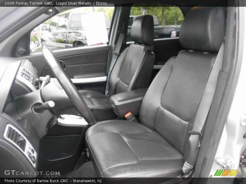 Liquid Silver Metallic / Ebony 2008 Pontiac Torrent AWD
