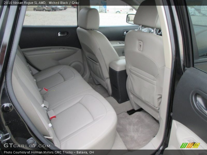 Wicked Black / Gray 2010 Nissan Rogue SL AWD