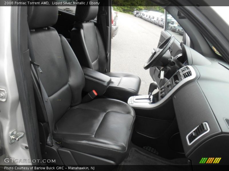 Liquid Silver Metallic / Ebony 2008 Pontiac Torrent AWD